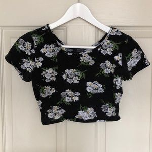 Urban Outfitters floral print crop top